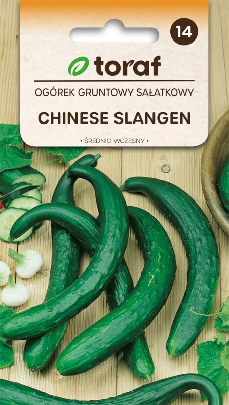 Toraf Ogórek Gruntowy Sałatkowy Chinese Slangen 2 nasiona sklep rajogrodnika